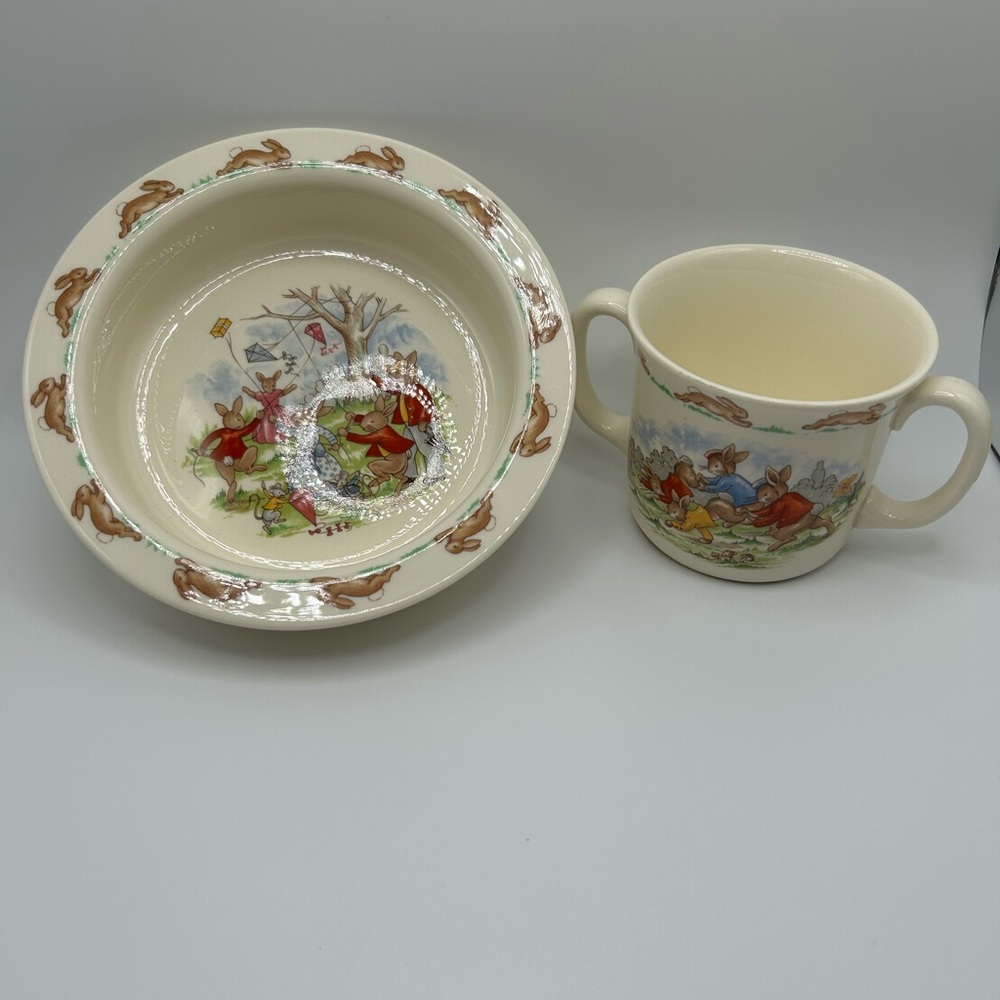 Royal Doulton Bunnykins 2 Piece Set - Picture 9 of 11